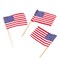 4th Of July Mini American Flag Toothpick Picks 144 Count Party Decorations